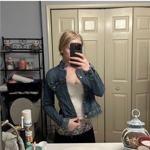 Bodycon jean jacket